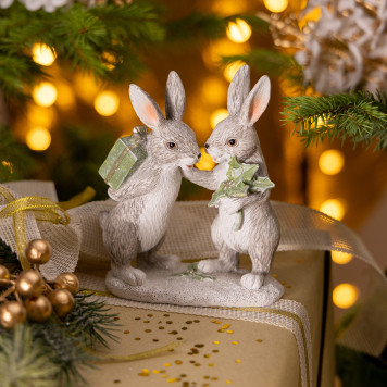 Статуэтка "КРОЛИКИ" 10,5х6х13 см LEFARD 162-1316