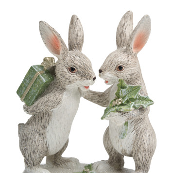 Статуэтка "КРОЛИКИ" 10,5х6х13 см LEFARD 162-1316-6