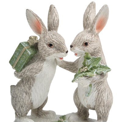 Статуэтка "КРОЛИКИ" 10,5х6х13 см LEFARD 162-1316-6