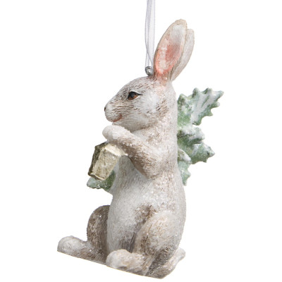 Елочное украшение "КРОЛИК" 5,5х5х10 см LEFARD 162-1318-2
