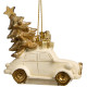Елочное украшение "МАШИНА С ЕЛКОЙ" 7х3,5х6,5 см LEFARD 162-1320