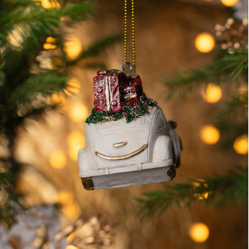 Статуэтка "МАШИНКА С ПОДАРКАМИ" 8*5*6 см LEFARD 162-1321-1