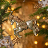 Елочное украшение "ЛОШАДКА" 8х2,5х10 см LEFARD 162-1322