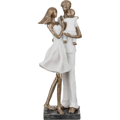 Статуэтка "СЕМЬЯ" серия "ФЬЮЖН" 12*10*32 см. (кор=8шт.) LEFARD 162-272