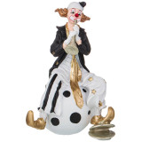 Фигурка " КЛОУН" 12,5*10*20 см. коллекция " БУФФОНАДА" (кор=12шт.) LEFARD 162-718