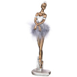 Статуэтка "БАЛЕРИНА" 8,5*8*29 см. серия "ФЬЮЖН" (кор=16шт.) LEFARD 162-744