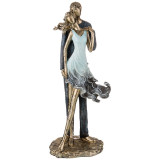 Статуэтка " ВЛЮБЛЕННЫЕ" 14*10,5*33,5 см. серия " ФЬЮЖН" (кор=6шт.) LEFARD 162-750