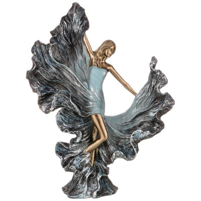 Статуэтка "ДЕВУШКА" 23,5*10*30,5 см. серия "ФЬЮЖН" (кор=6шт.) LEFARD 162-757-1