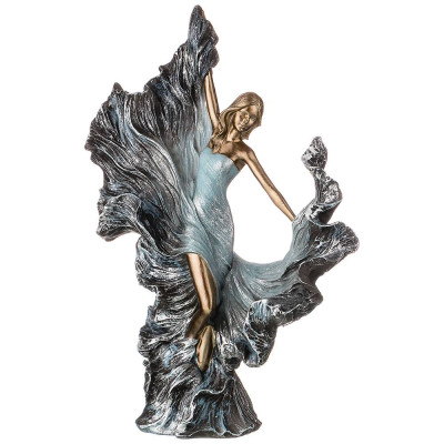 Статуэтка "ДЕВУШКА" 23,5*10*30,5 см. серия "ФЬЮЖН" (кор=6шт.) LEFARD 162-757