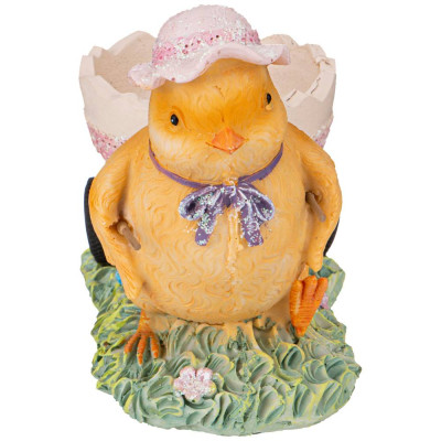 Фигурка "ЦЫПЛЕНОК" 12,5*6*9 см. (кор=72шт.) LEFARD 162-904-1