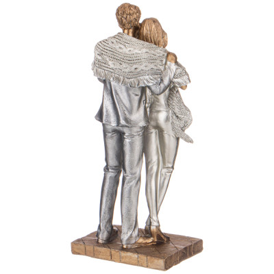 Статуэтка " ВЛЮБЛЕННЫЕ" 11,5*9*22,5 см. серия " ФЬЮЖН" (кор=12шт.) LEFARD 162-968-1