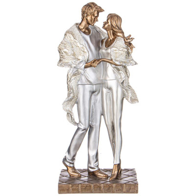 Статуэтка "СЕМЬЯ" 15,5х12х35,5 см. серия "ФЬЮЖН" LEFARD 162-978