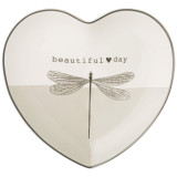 Тарелка "LOVE YOU" сердце 20,5 см (кор=40шт.) LEFARD 165-557