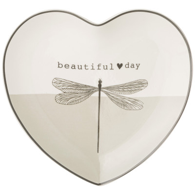 Тарелка "LOVE YOU" сердце 20,5 см (кор=40шт.) LEFARD 165-557