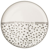 Тарелка закусочная "LOVE YOU" 20,5 см (кор=40шт.) LEFARD 165-561