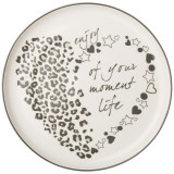 Тарелка закусочная "LOVE YOU" 20,5 см (кор=40шт.) LEFARD 165-562