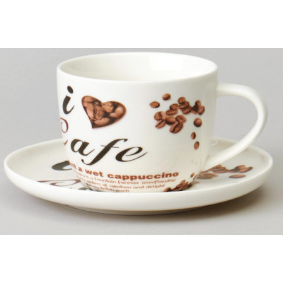 Чайный набор "COFFEE MANIA" на 2 пер. 4 пр. 250 мл LEFARD 165-568-1