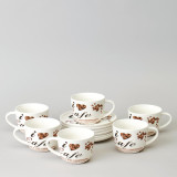 Чайный набор "COFFEE MANIA" на 6 пер. 12 пр. 250 мл LEFARD 165-569