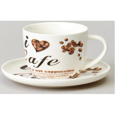 Чайный набор "COFFEE MANIA" на 6 пер. 12 пр. 250 мл LEFARD 165-569-1