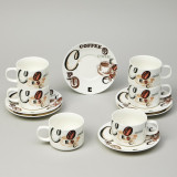 Кофейный набор "COFFEE MANIA" на 6 пер. 12 пр. 180 мл LEFARD 165-571