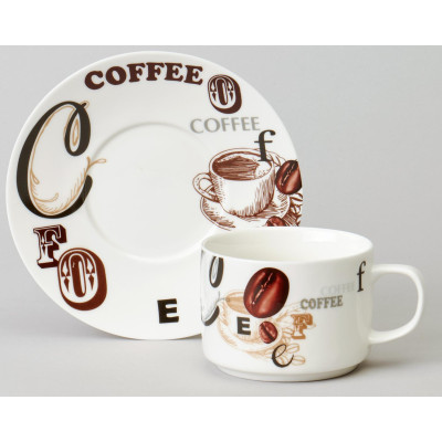 Кофейный набор "COFFEE MANIA" на 6 пер. 12 пр. 180 мл LEFARD 165-571-6