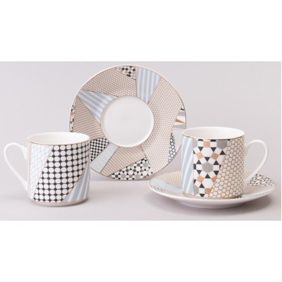 Кофейный набор "TOP STYLE" на 2 пер. 4 пр. 180 мл LEFARD 165-593