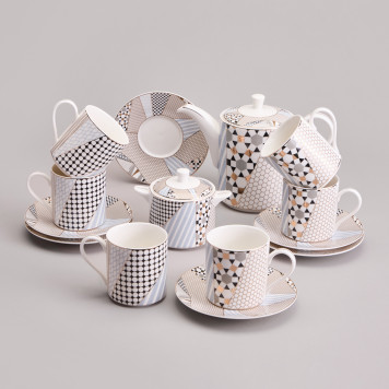 Чайный сервиз "TOP STYLE" на 6 пер. 14 пр. LEFARD 165-597-1