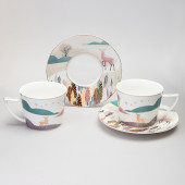 Чайный набор "TOP STYLE" на 2 пер. 4 пр. 250 мл LEFARD 165-599