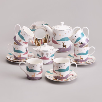 Чайный сервиз "TOP STYLE" на 6 пер. 14 пр. LEFARD 165-601-1
