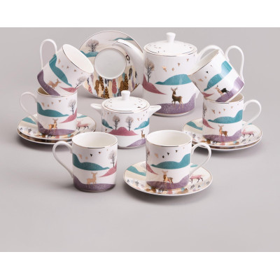 Чайный сервиз "TOP STYLE" на 6 пер. 14 пр. LEFARD 165-601-1