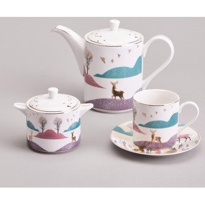 Чайный сервиз "TOP STYLE" на 6 пер. 14 пр. LEFARD 165-601