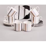 Кофейный набор "TOP STYLE" на 6 пер. 12 пр. 180 мл LEFARD 165-608