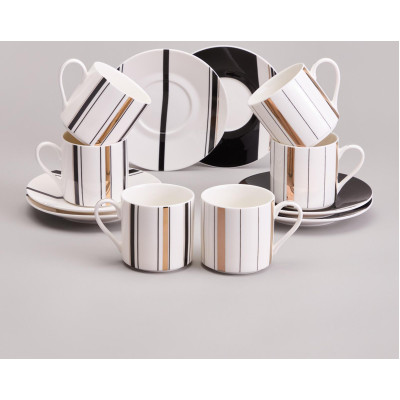 Кофейный набор "TOP STYLE" на 6 пер. 12 пр. 180 мл LEFARD 165-608