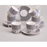 Кофейный набор "TOP STYLE" на 6 пер. 12 пр. 180 мл LEFARD 165-613