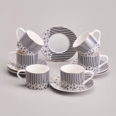 Чайный набор "TOP STYLE" на 6 пер. 12 пр. 250 мл LEFARD 165-615