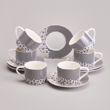 Чайный набор "TOP STYLE" на 6 пер. 12 пр. 250 мл LEFARD 165-615