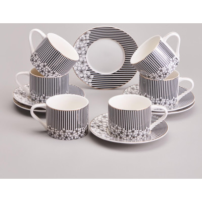 Чайный набор "TOP STYLE" на 6 пер. 12 пр. 250 мл LEFARD 165-615