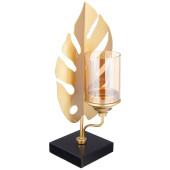 Подсвечник коллекция "ЗОЛОТОЙ ЛИСТ" 19*16*37,5 см LEFARD 170-224