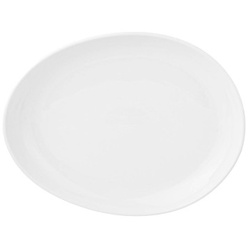 Тарелка обеденная овальная " EMOTION" 25, 7*20*3, 7 см (кор=16шт./мал.уп.=4шт.) LEFARD 171-228
