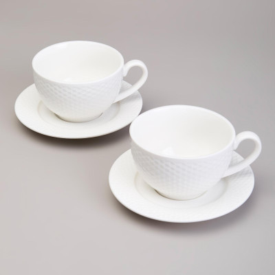 Чайный набор "INFINITY" на 2 пер. 4 пр. 350 мл (кор=12наб.) LEFARD 171-317