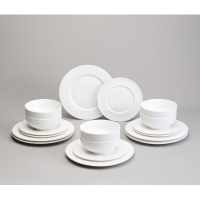 Набор посуды обеденный "CAVIER" на 6 пер. 18 пр. (кор=1наб.) LEFARD 171-320