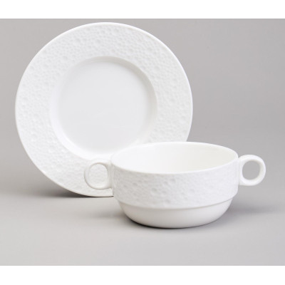 Бульонница с блюдцем "CAVIER" 280 мл (кор=24наб.) LEFARD 171-338