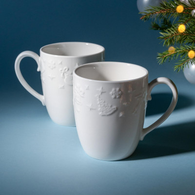 Набор кружек "NUTCRACKER" 2 шт. 350 мл (кор=16наб.) LEFARD 171-349