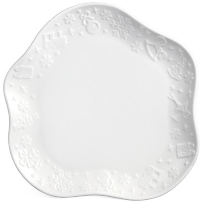 Набор фигурных тарелок закусочных "NUTCRACKER" 2 шт. 20,5*2 см (кор=16наб.) LEFARD 171-350-5