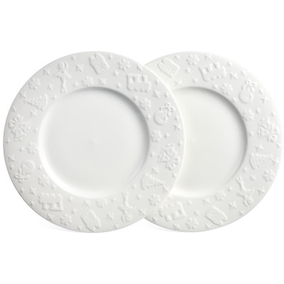 Набор тарелок закусочных "NUTCRACKER" 2 шт. 21,5 см (кор=16наб.) LEFARD 171-354-2