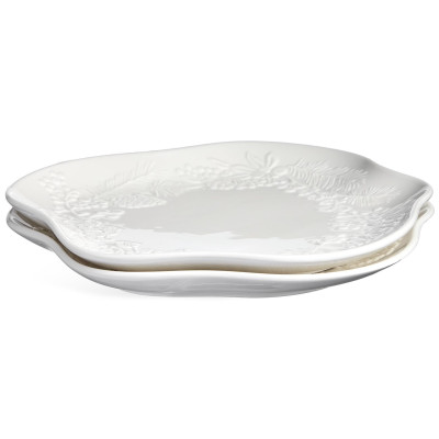 Набор фигурных тарелок закусочных "CELEBRATION" 2 шт. 20,5*2 см (кор=16наб.) LEFARD 171-356-8