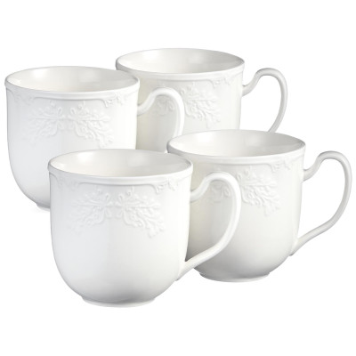 Набор кружек "FLORAL" 4 шт. 350 мл (кор=12наб.) LEFARD 171-368