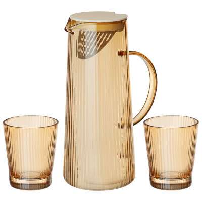 Набор для сока/воды 3 пр: кувшин 1,25 мл + 2 стакана 300 мл LEFARD 172-134