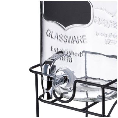 Диспенсеры для напитков 2 штуки по 4 л на подставке 14*14*26 см LEFARD 172-180-3