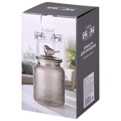 Емкость для хранения garden grey 950 мл LEFARD 172-187-1